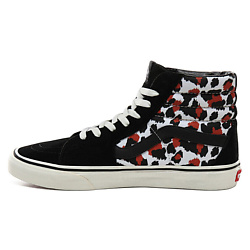 Кроссовки Leopard SK8 HI Black/White