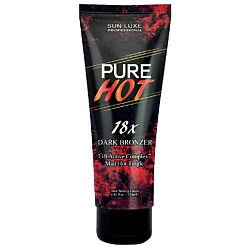 Крем для загара в солярии "Pure Hot 18х" с тингл-эффектом