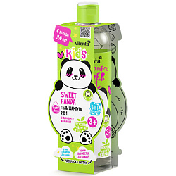 Гель для душа и шампунь для волос 2в1 ANIMAL Детская косметика с Арбузом и Ананасом