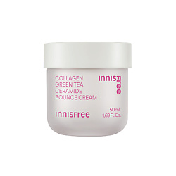 Укрепляющий крем с коллагеном и церамидами зелёного чая для упругости кожи Collagen