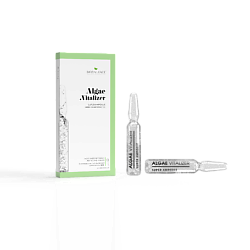 Ампулы для лица увлажняющие SUPER AMPOULE ALGAE VITALITY GREEN CAVIAR EXTRACT 3%