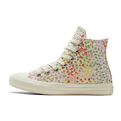 Кроссовки Chuck Taylor All Star Womens High Floral Print Egret Womens