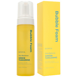 Очищающая пенка для умывания с экстрактом зелёного мандарина и витаминами