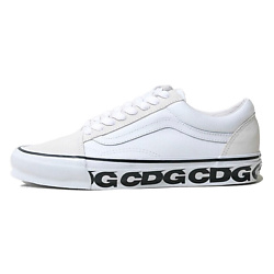 Кроссовки Old Skool Commes Des Garcons White