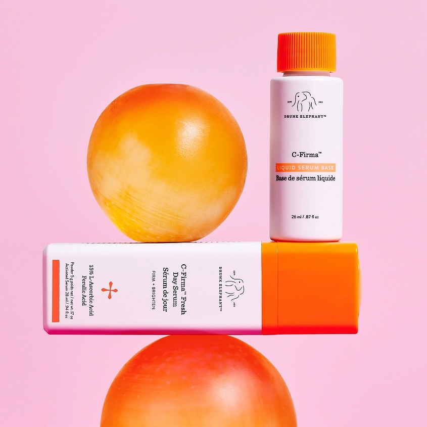 DRUNK ELEPHANT Сыворотка для свежего начала дня C-Firma Fresh Day Serum Firm + Brighten – фото 7