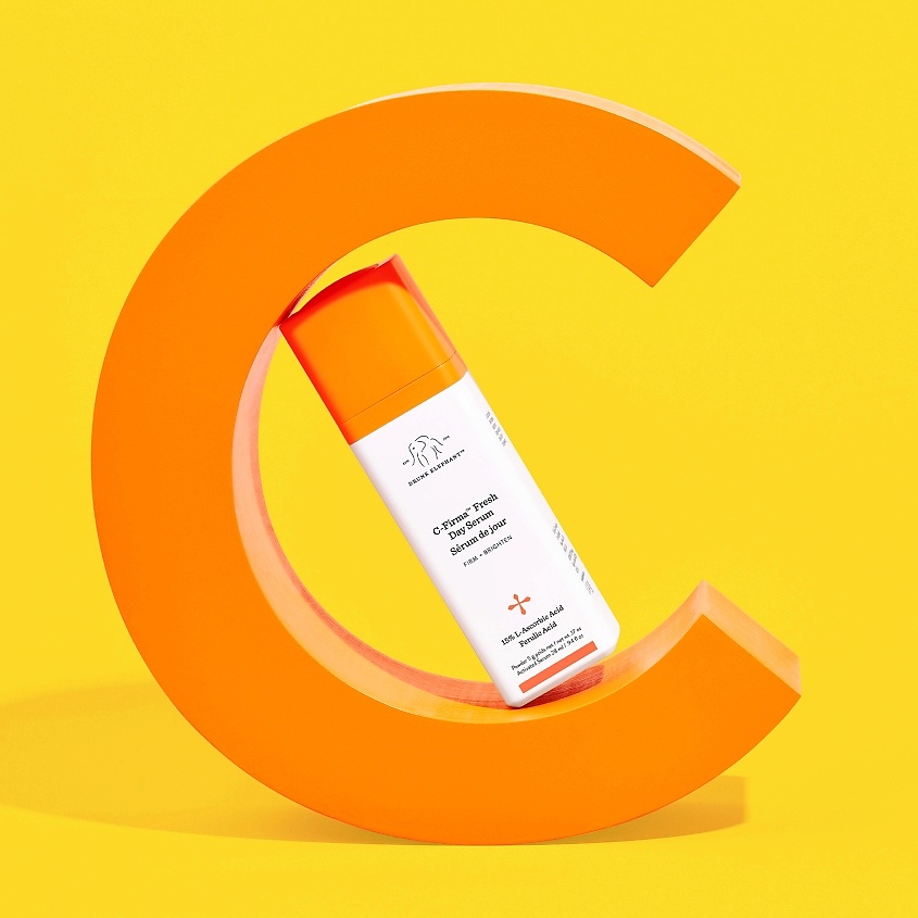 DRUNK ELEPHANT Сыворотка для свежего начала дня C-Firma Fresh Day Serum Firm + Brighten – фото 8