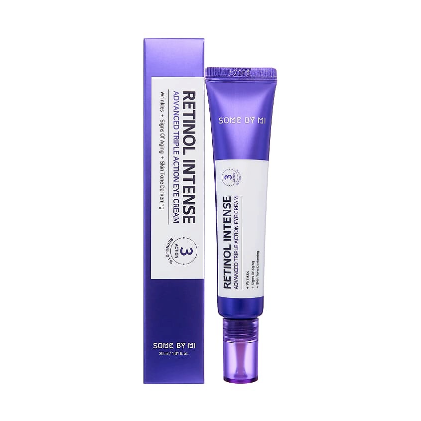 SOME BY MI Крем для кожи вокруг глаз тройного действия с ретинолом Retinol Intense Triple Action Eye Cream – фото 2