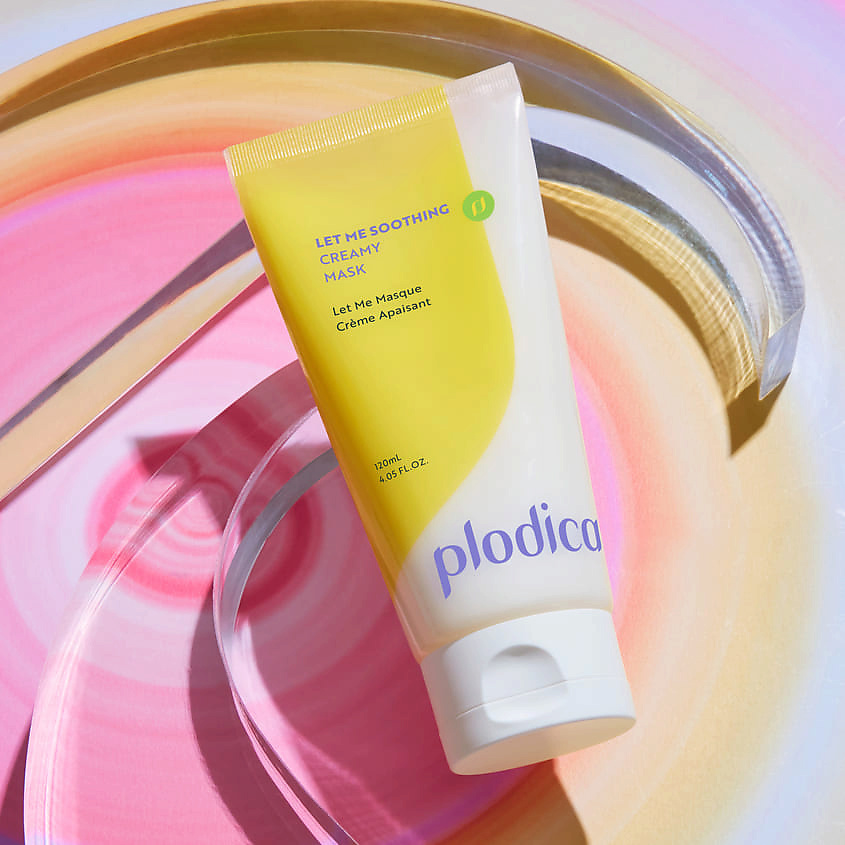 PLODICA Маска для лица успокаивающая с экстрактом лотоса Let Me Soothing Creamy Mask – фото 8