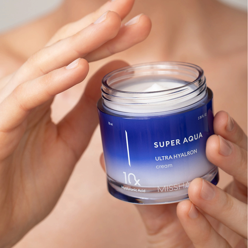 MISSHA Крем для лица Super Aqua Ultra Hyalron увлажняющий – фото 7