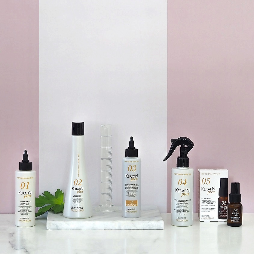 PHYTORELAX Шампунь для волос с гидролизованным кератином 02 Keratin Plex – фото 4
