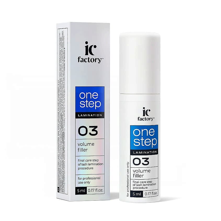 IC FACTORY Состав для ламинирования ресниц ONE STEP VOLUME FILLER – фото 2
