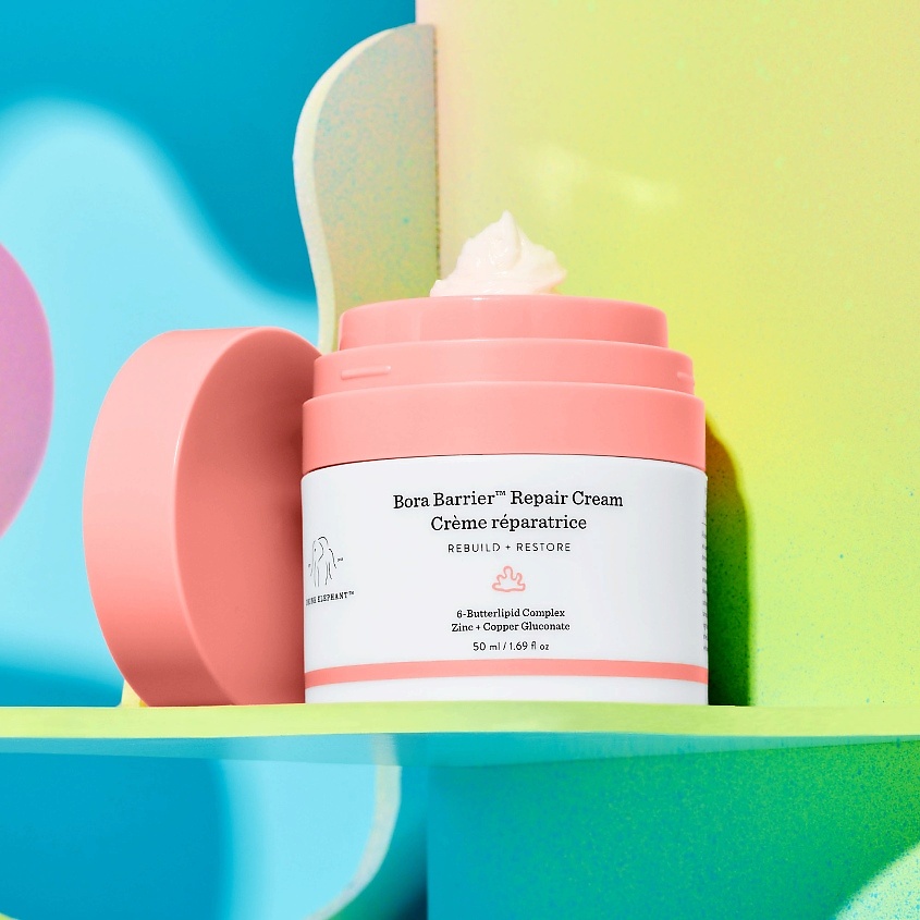 DRUNK ELEPHANT Насыщенный восстанавливающий крем Bora Barrier Repair Cream Rebuild + Restore – фото 6