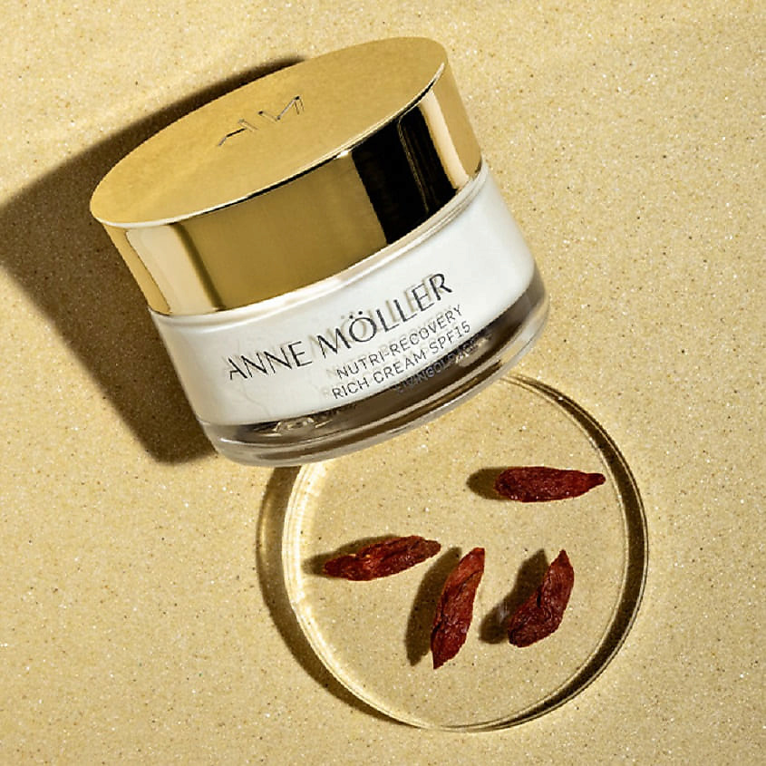ANNE MOLLER Крем для лица питательный Livingoldage Nutri-Recovery Rich Cream SPF15 – фото 2