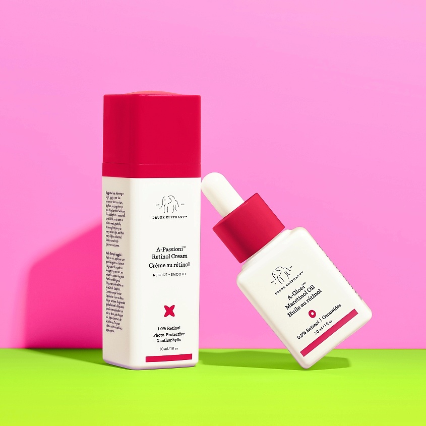 DRUNK ELEPHANT Масло Maretinol с ретинолом и марулой A-Gloei Maretinol Oil 0.5% Retinol Ceramides – фото 7