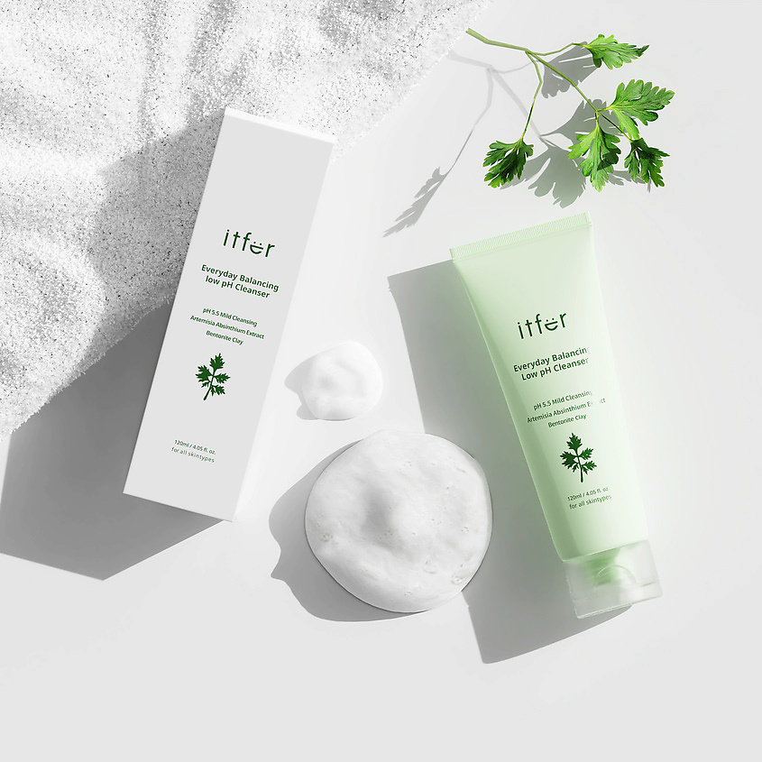 ITFER Средство для лица очищающее с низким pH Everyday Balancing Low pH Cleanser – фото 3