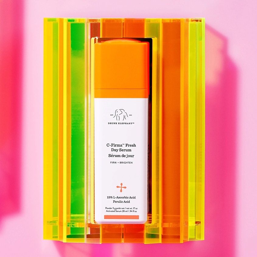 DRUNK ELEPHANT Сыворотка для свежего начала дня C-Firma Fresh Day Serum Firm + Brighten – фото 9