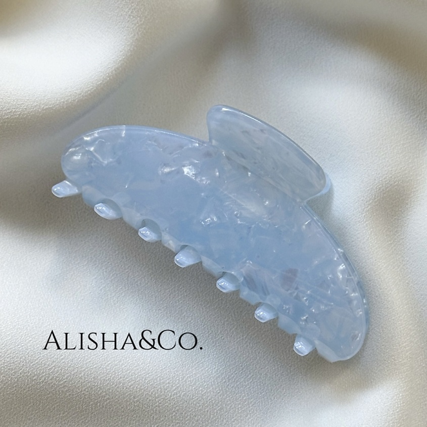 Изображение товара ALISHA&CO. Крабик для волос средний Jolie, голубой