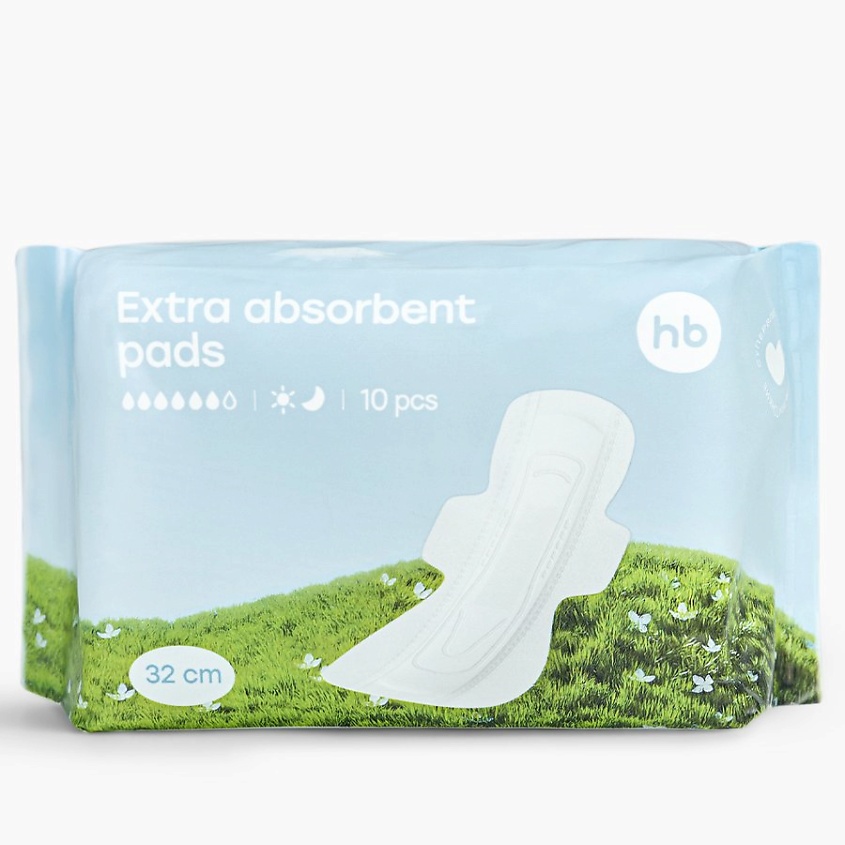 Изображение товара HAPPY BABY Женские послеродовые прокладки, 320 мм, Женские послеродовые прокладки, 320 мм