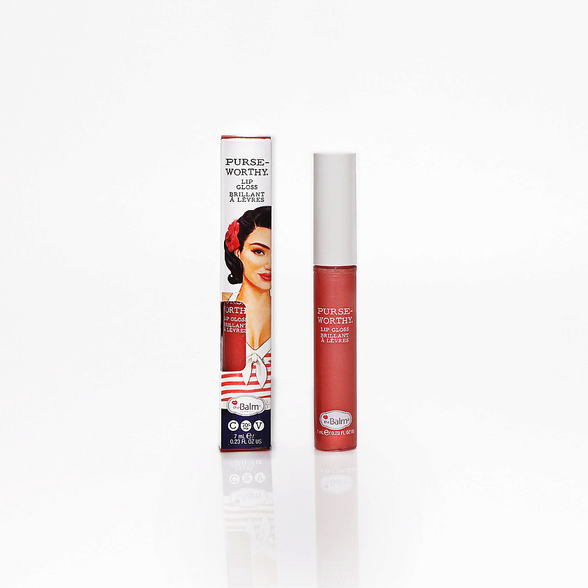 Изображение товара THE BALM Пуurseworthy блеск для губ гелевый 7 мл роскошный яркий блеск