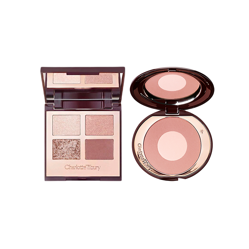 Изображение товара CHARLOTTE TILBURY Набор для макияжа CT Luxurious Eye & Cheek Palette Makeup Тени+Румяна, Тени Luminous Eyes 5.2гр+румяна Whisper in The Pillow 8гр