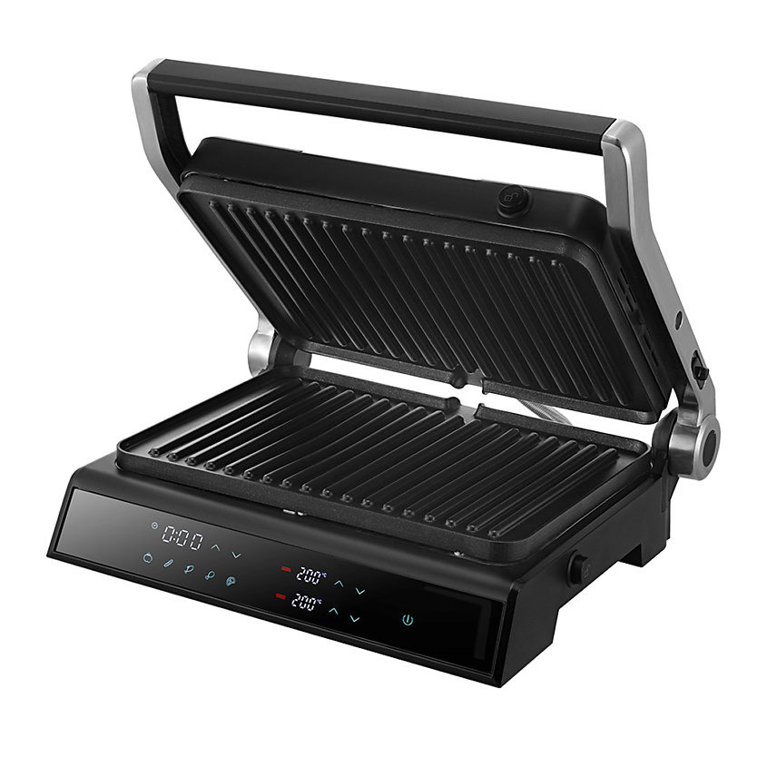 Изображение товара Электрогриль KITFORT КТ-4618 с антипригарными съемными панелями и функцией двустороннего нагрева