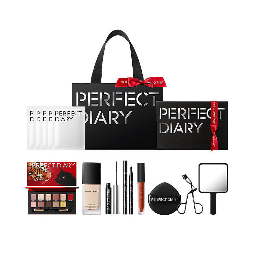 Изображение товара Набор косметики для макияжа PERFECT DIARY 14 предметов женский на каждый день