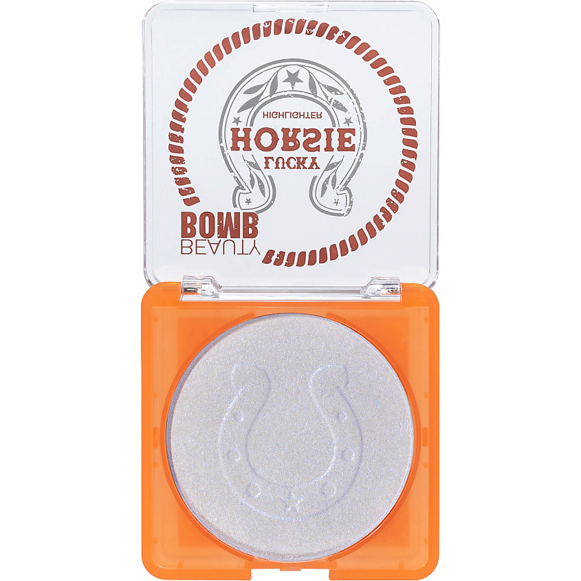 Изображение товара BEAUTY BOMB Хайлайтер для лица Highlighter, Lucky Horsie, серебристый, 7 г