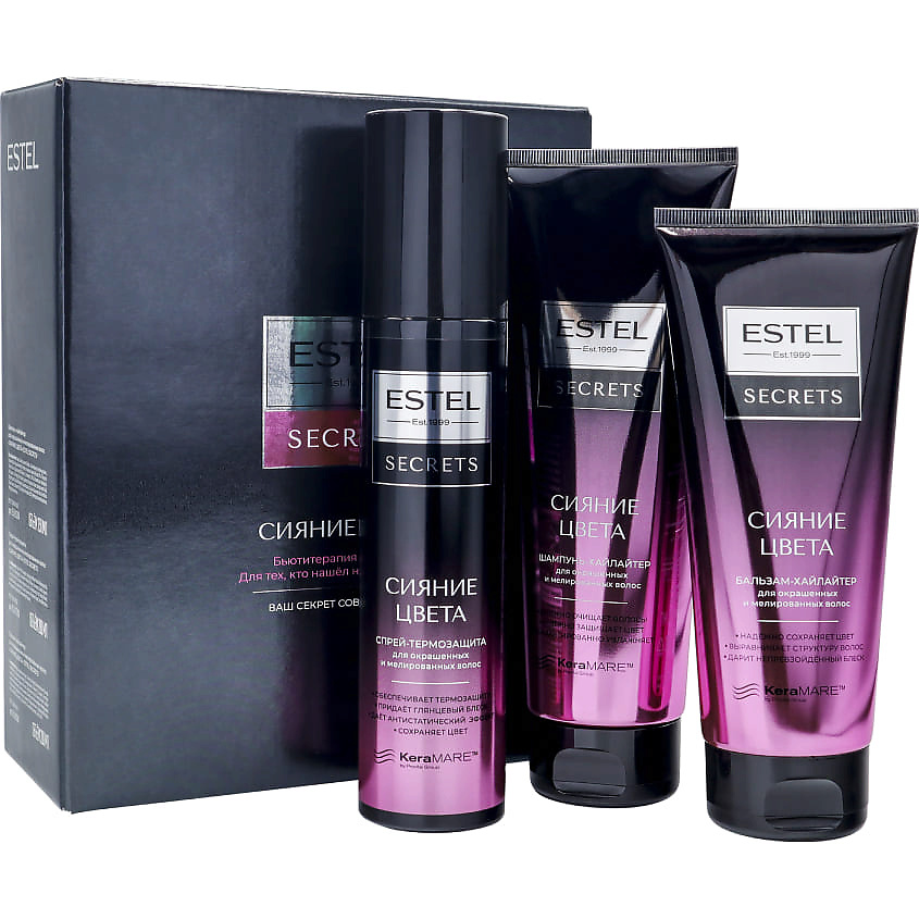 Изображение товара ESTEL PROFESSIONAL Набор для ухода за волосами Сияние Света 250 мл, 200 мл, 275 мл