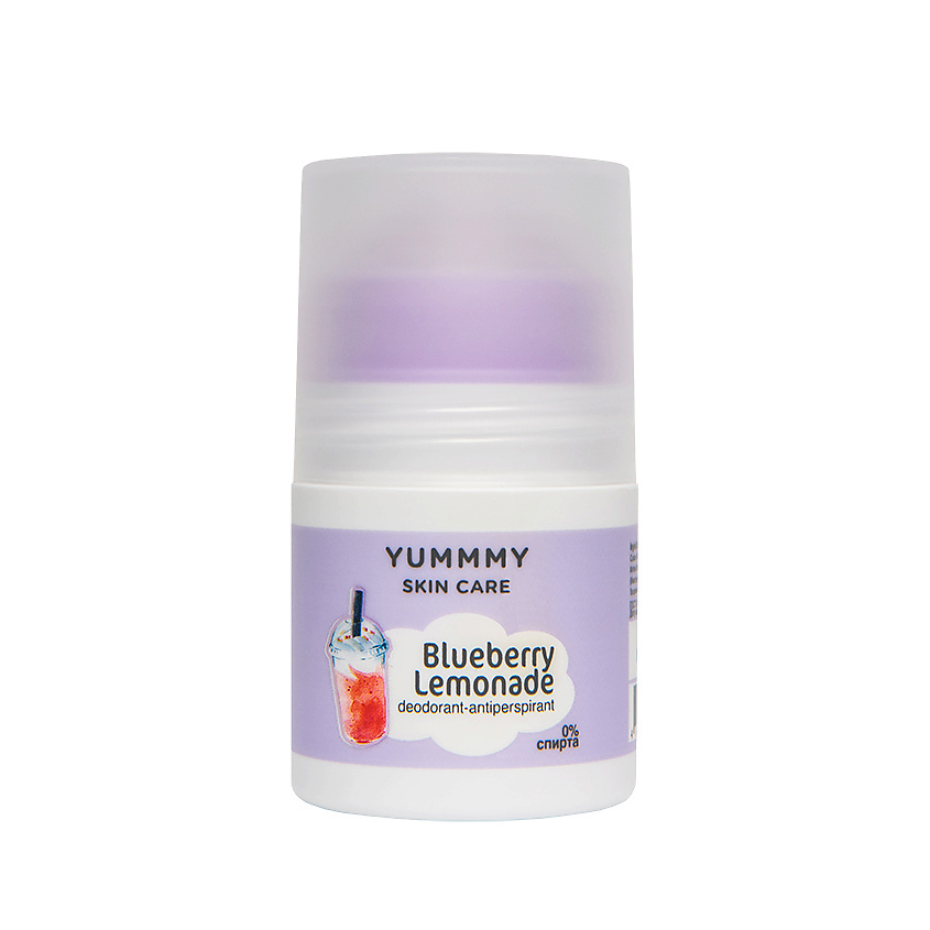 Изображение товара YUMMMY Дезодорант-антиперспирант Blueberry Lemonade ролик 50 мл для взрослых