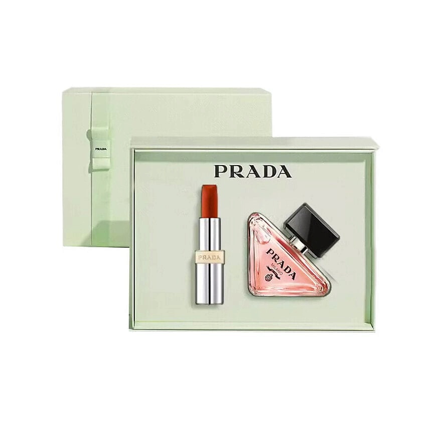 Изображение товара PRADA Подарочный набор Paradoxe +Помада Hyper Matte+Коробка, O77 3.8гр+50мл