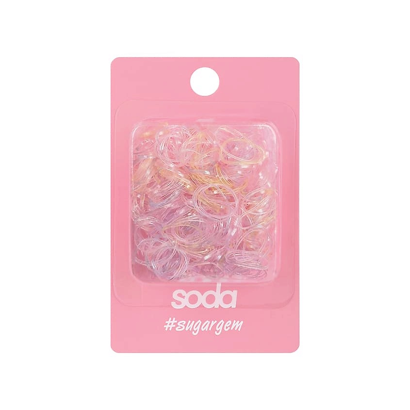 Изображение товара Набор резинок для волос SODA PASTEL 1 шт стильные яркие аксессуары