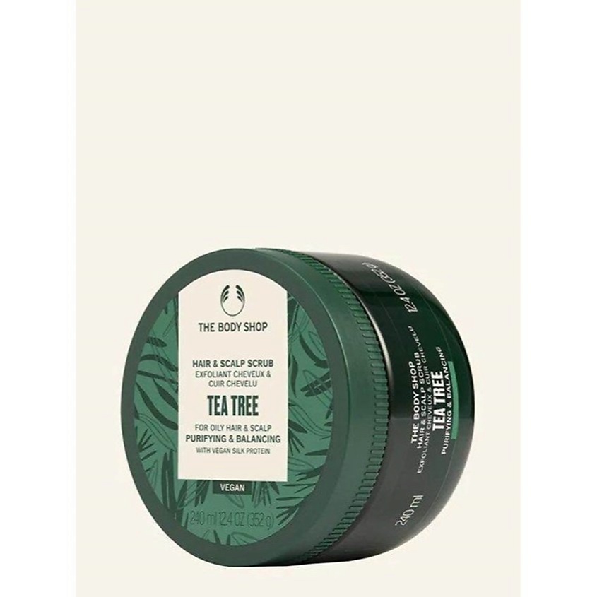 Изображение товара THE BODY SHOP Себорегулирующий скраб Tea Tree для жирной кожи головы и волос 240 мл