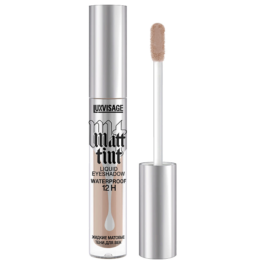 Изображение товара LUXVISAGE Жидкие матовые тени для век 12ч Matt Tint Waterproof 3 г № 103 Nude Beige