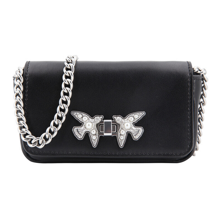 Изображение товара PINKO Сумка Leather Shoulder Bag Crossbody Bag Regular, Basic Set (Bag+Dust Bag)