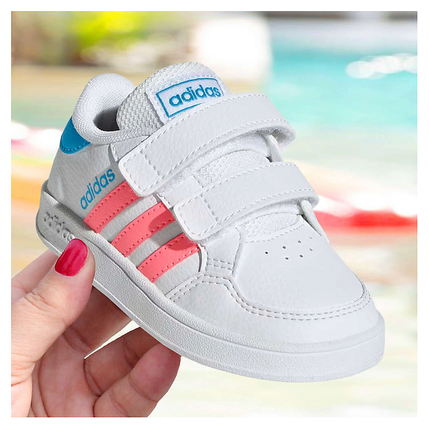 Изображение товара ADIDAS Спортивная одежда BREAKNET CF I FTWWHT-ACIRED-SKYRUS, цвет: Белый, размер: 26