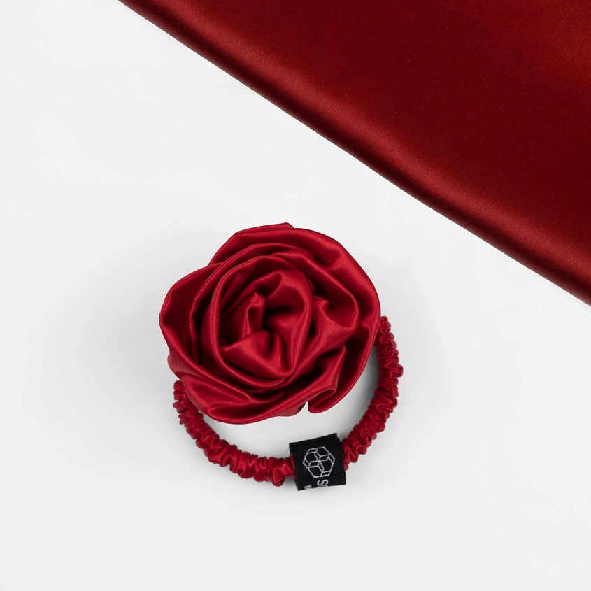 Изображение товара SCICOSMO Резинка для волос с цветком, цвет: Красный