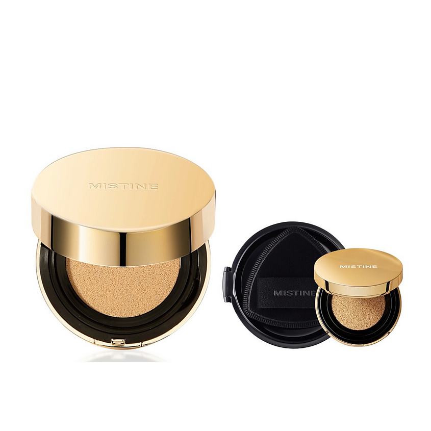 Изображение товара Mistine Soft Velvet Fog Air Cushion Тональный кушон с рефиллом для естественного макияжа