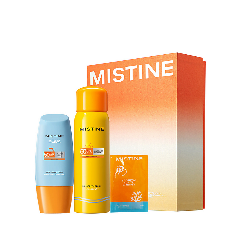 Изображение товара Мистине Набор солнцезащитных средств Daily Commute SPF 50+ PA++++ 40 мл + 100 мл