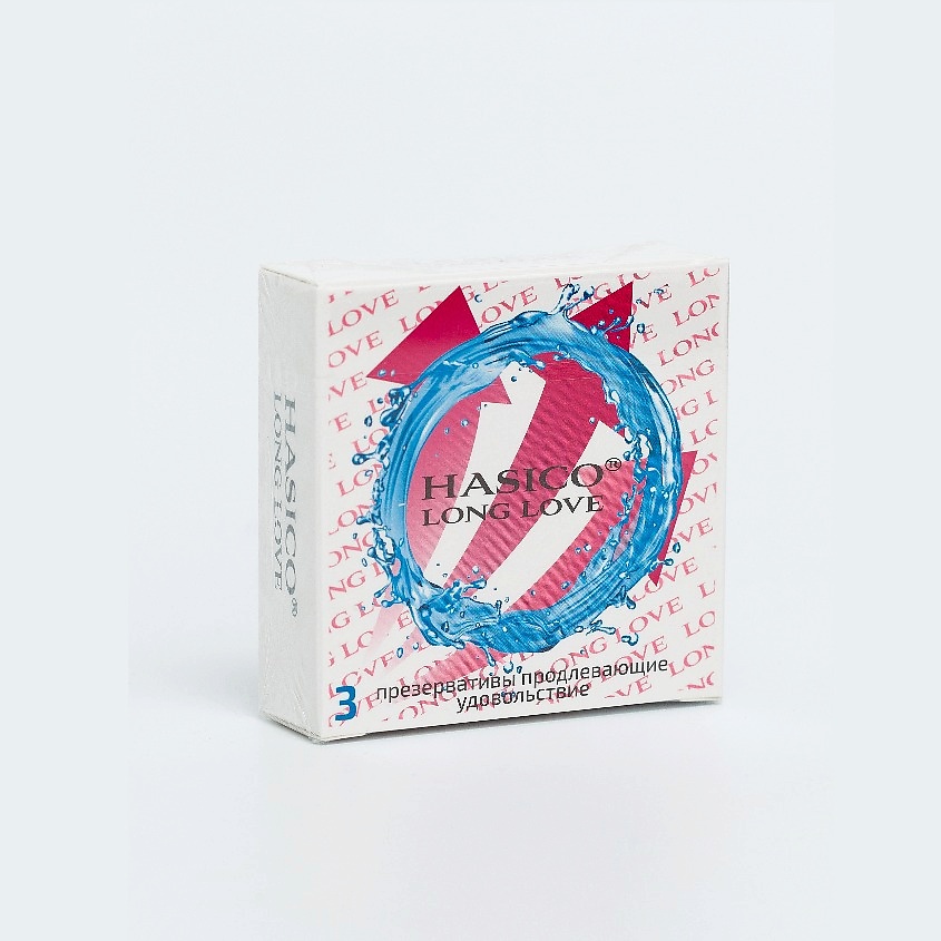 Изображение товара Презервативы HASICO Longer продлевающие 3 шт натуральный латекс анестетик