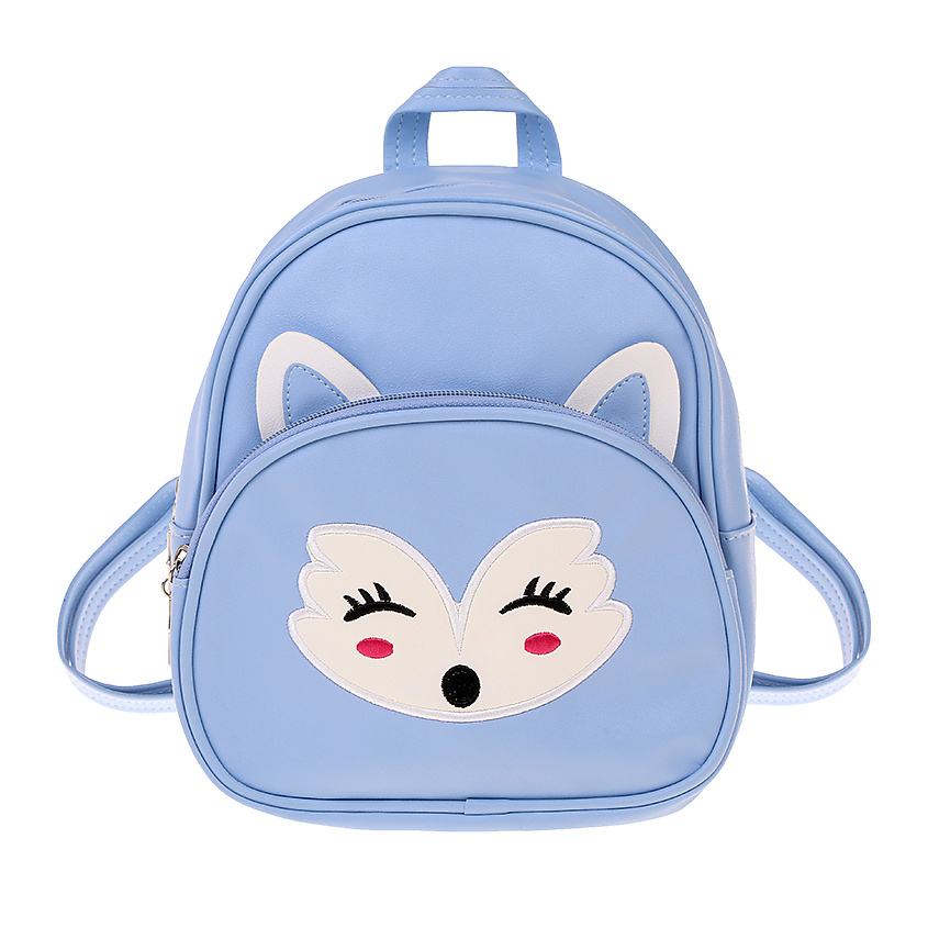 Изображение товара Детский рюкзак для девочек с ушками и нашивкой голубой МARY POPPINS