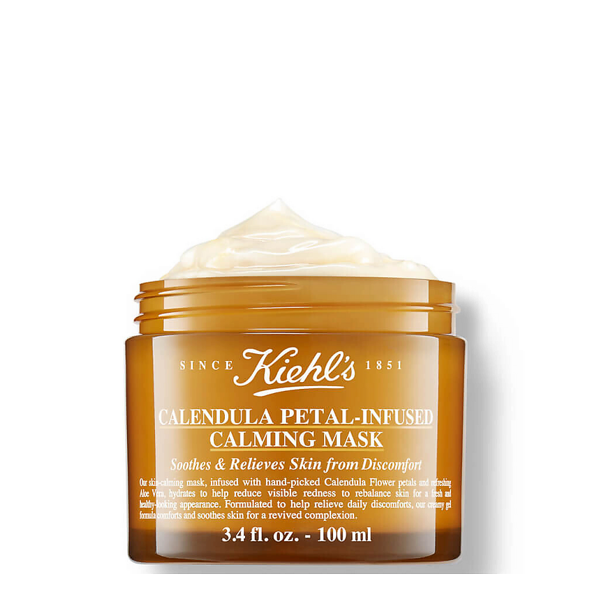 Изображение товара Маска для лица KIEHL'S Calendula Petal Infused Skin-Calming Mask 100 мл натуральный уход