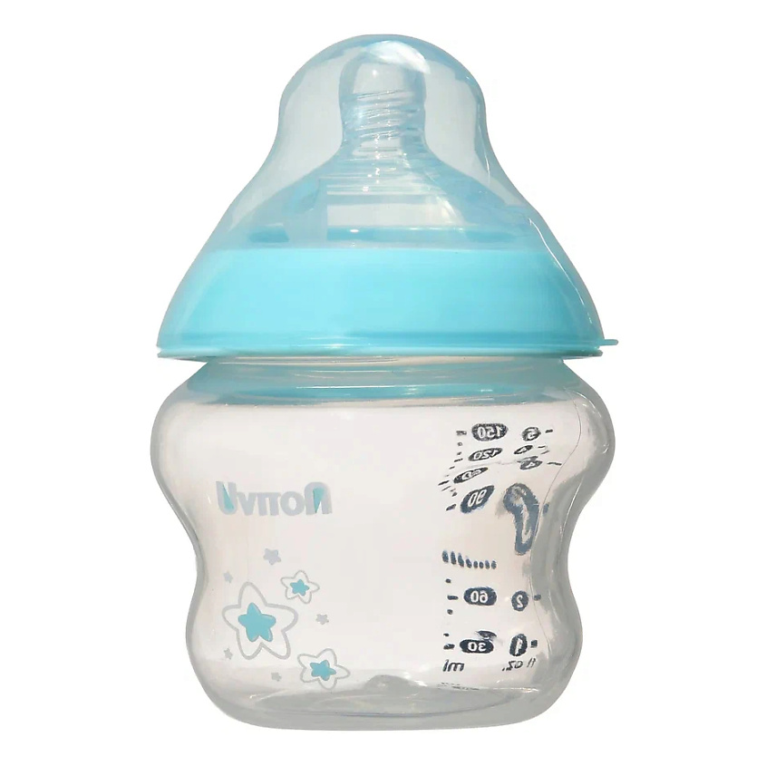 Изображение товара UVITON Бутилированная бутылочка для новорожденных бирюзовая анатомическая соска гипоаллергенная
