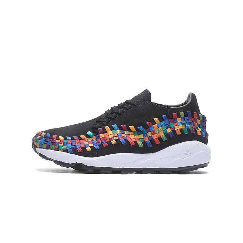 Изображение товара NIKE Спортивные мужские кроссовки Air Footscape Woven Rainbow, цвет: Черный, размер: 40.5