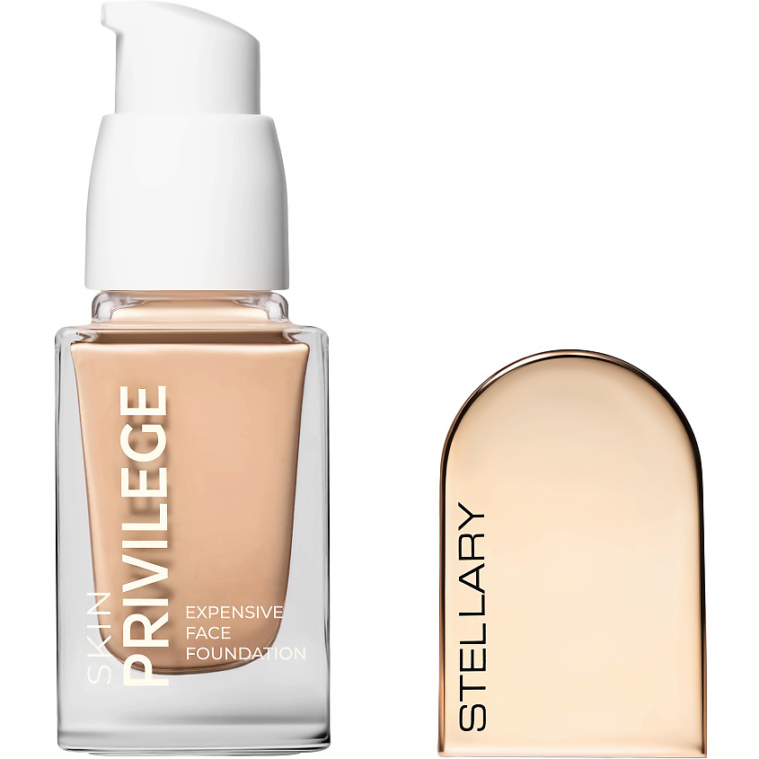 Изображение товара STELLARY Тональный крем с сатиновым финишем Cream Skin Privilege Foundation, № 02, бежевый, 21 мл
