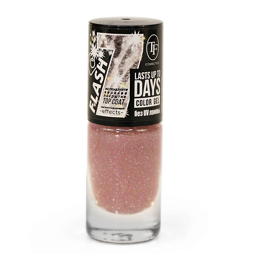 Изображение товара TF COLOR GEL FLASH лак для ногтей тон 356 без UV лампы глянцевый стойкий