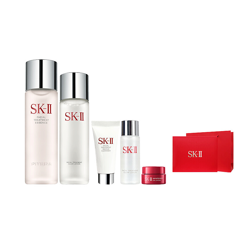 Изображение товара SK-II Набор антивозрастной SK II Skincare Sets, 230мл + 160мл + 20гр + 30мл