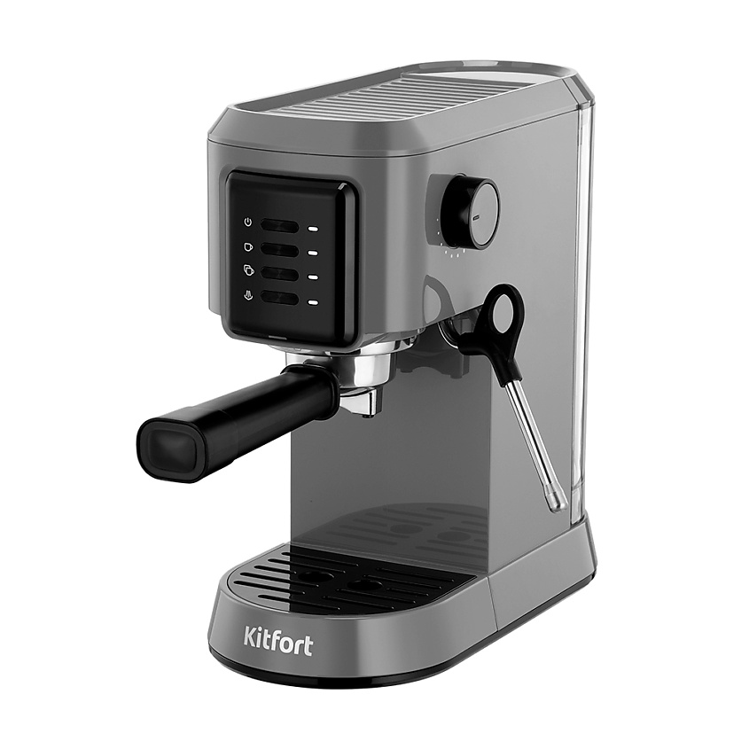 Изображение товара Кофеварка KITFORT KT-7523 рожковая для эспрессо капучино латте домашнее использование