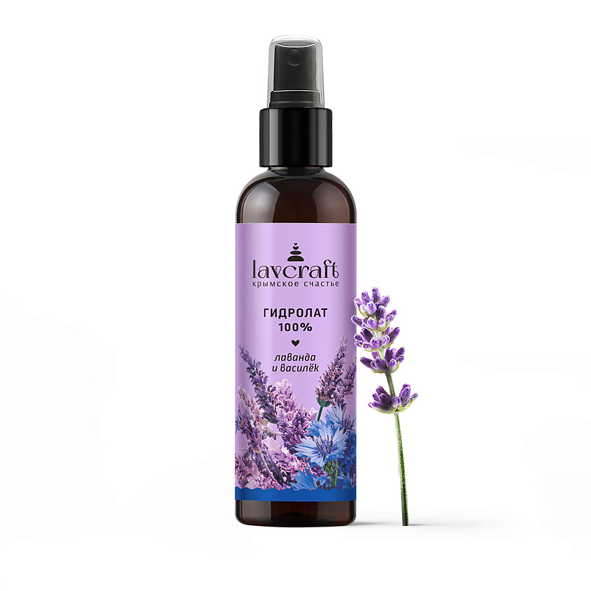 Изображение товара Гидролат лаванды и василька для лица и волос натуральный 100 мл LAVCRAFT