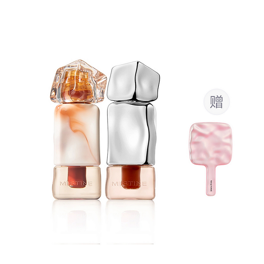 Изображение товара MISTINE Набор для макияжа губ Thai Latte Lip Glaze & Velvet Lip Cream, V01+J02
