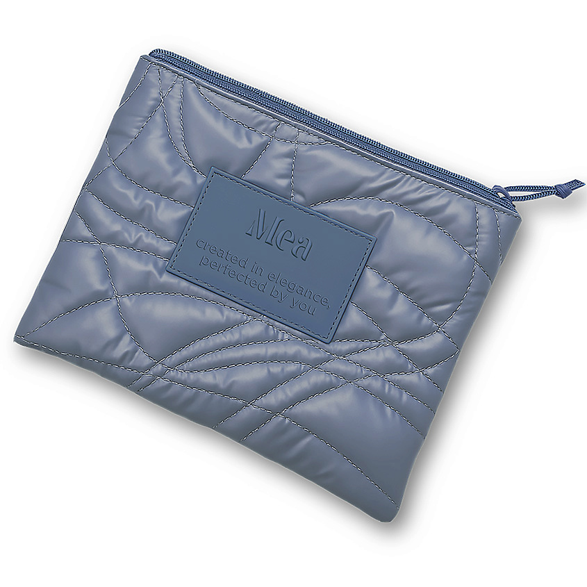 Изображение товара Многофункциональная косметичка клатч Элеганс голубая для хранения косметики и документов